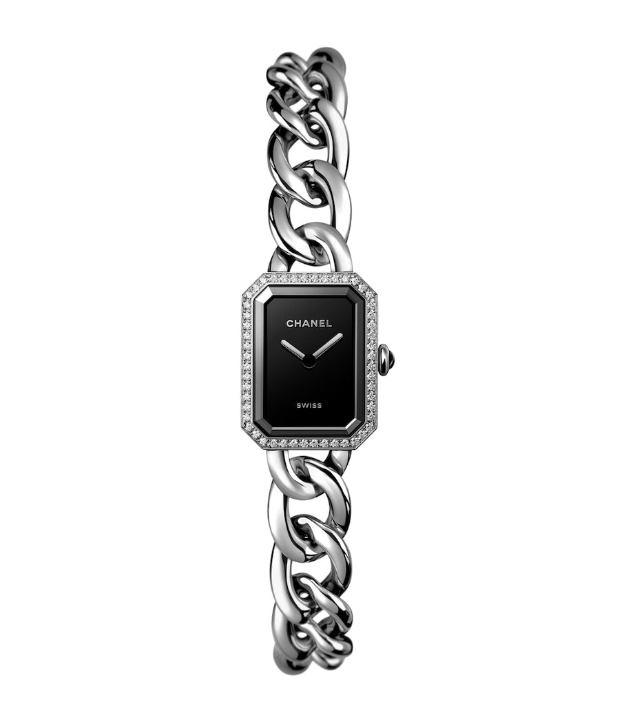 CHANEL Stainless Steel Première Gourmette Chain Watch 19.7mm