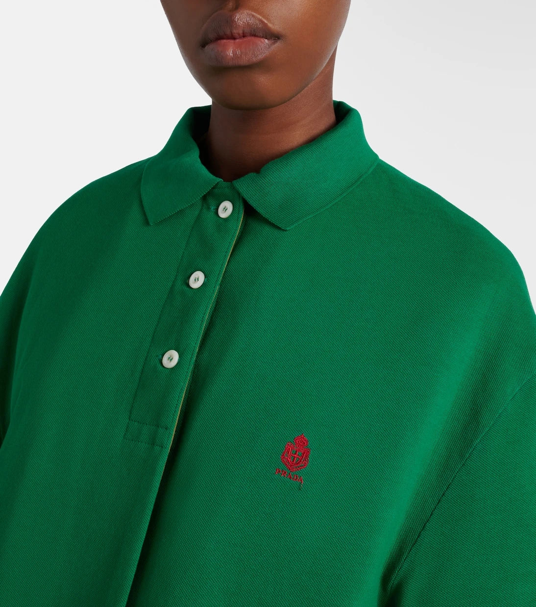 Prada - Cotton piqué coat
