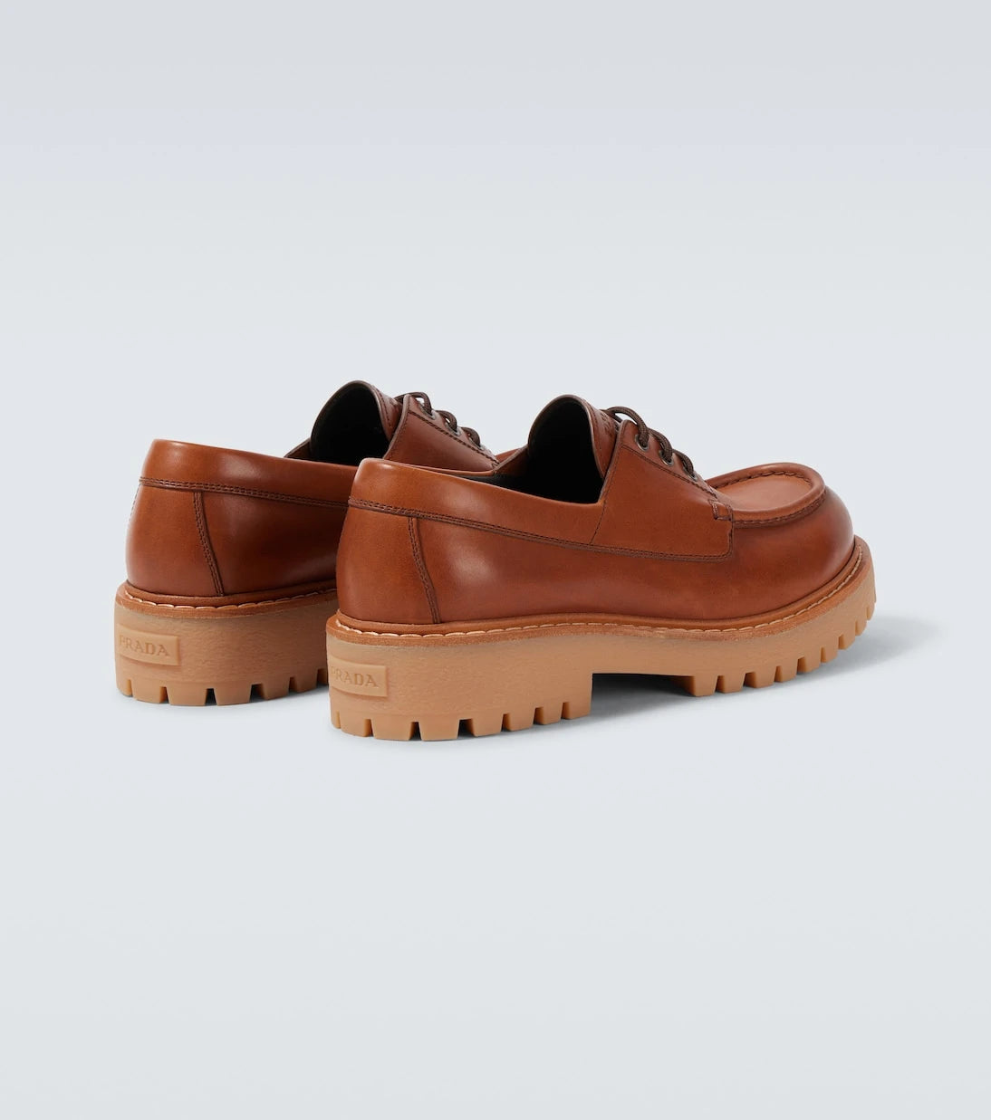 Prada - St. Moritz leather loafers
