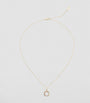 White, Yellow, Rose Gold and Diamond Trinity Necklace