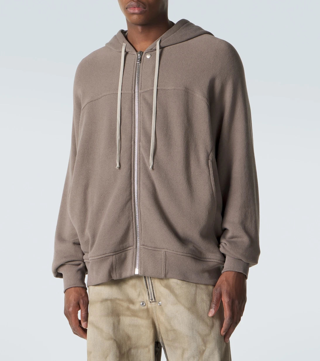 Rick Owens - Cotton jersey hoodie