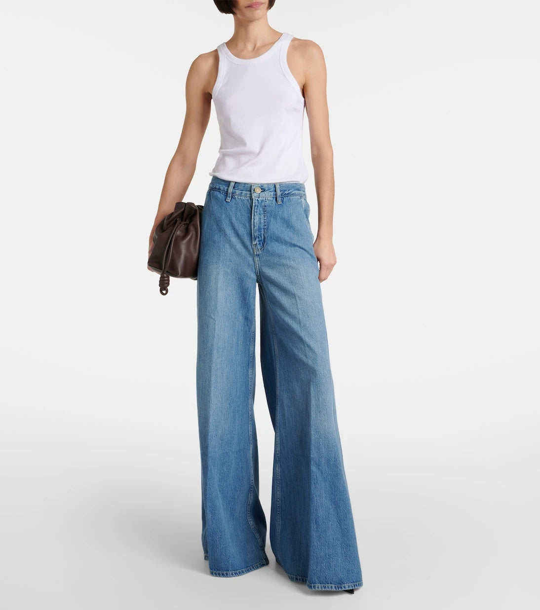 Frame - Extra Wide Leg high-rise jeans