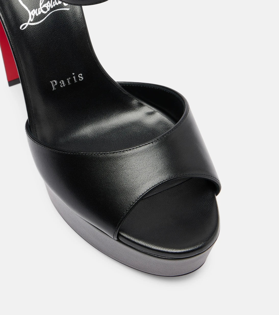 Christian Louboutin - Sandaloo 130 leather platform sandals