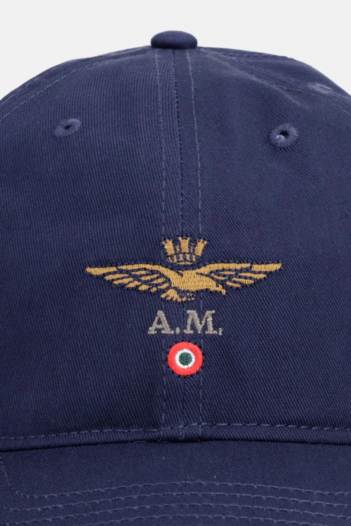 Памучна шапка с козирка Aeronautica Militare