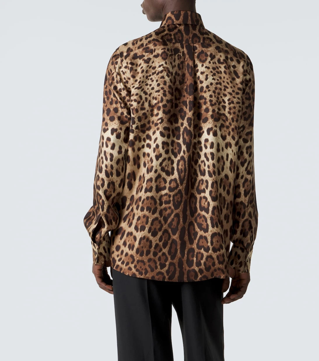 Dolce&Gabbana - Leopard-print silk shirt