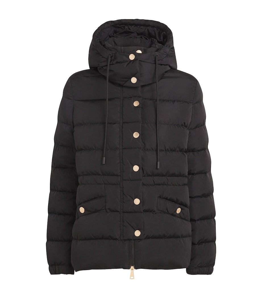 Weekend Max Mara Black Down Water-Repellent Puffer Jacket