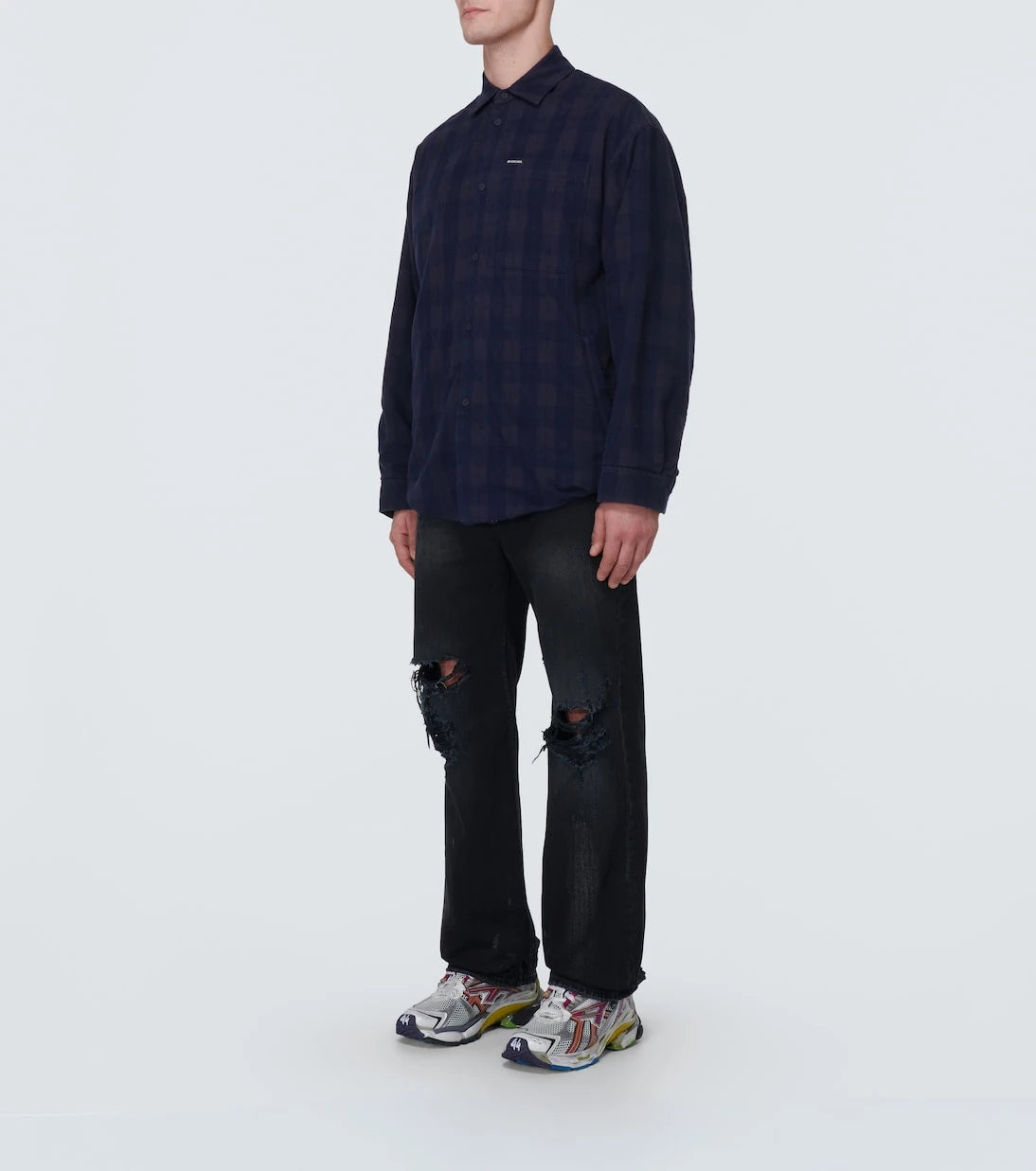 Balenciaga - Lined cotton shirt
