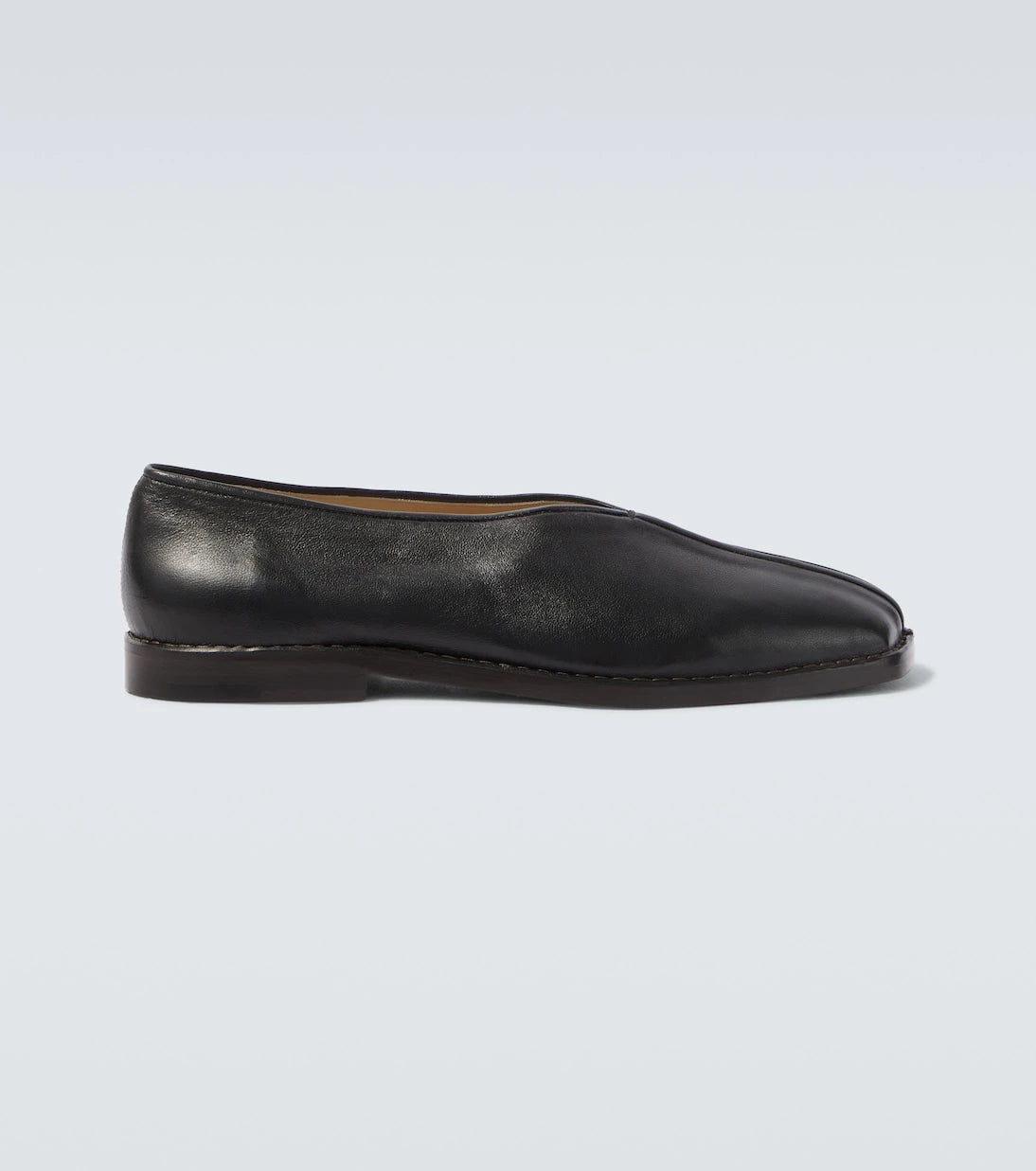 Lemaire - Leather slip-on shoes