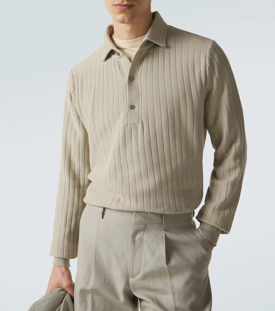 Lardini - Cotton polo sweater