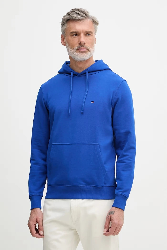 Tommy Hilfiger kapüşonlu erkek pamuklu sweatshirt