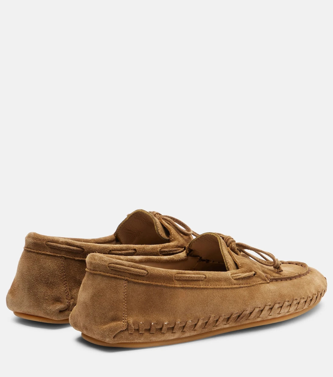 Le Monde Béryl - Driver embroidered suede loafers