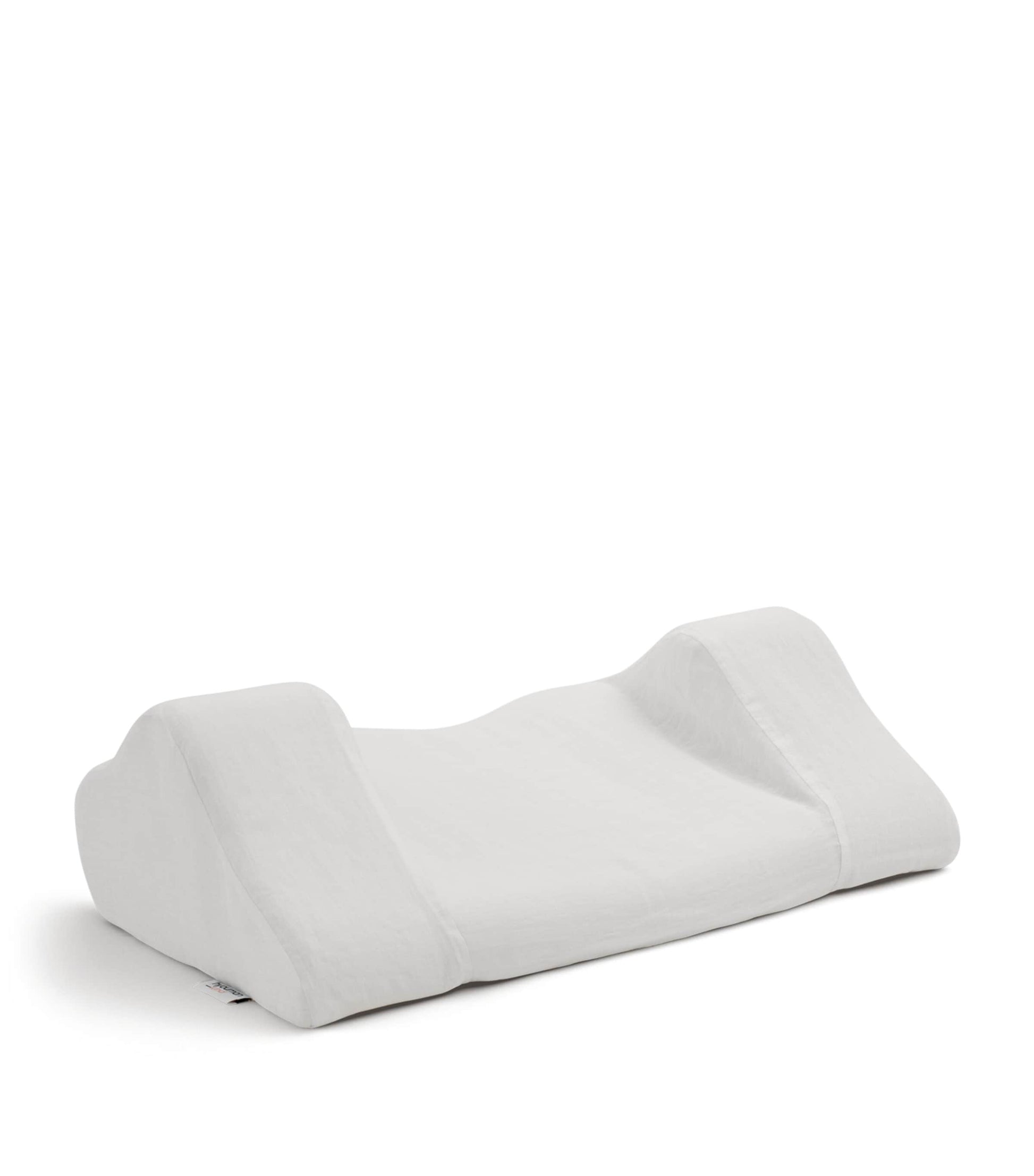 Back Sleep Pillow with Linen Pillowcase (32cm x 57cm)