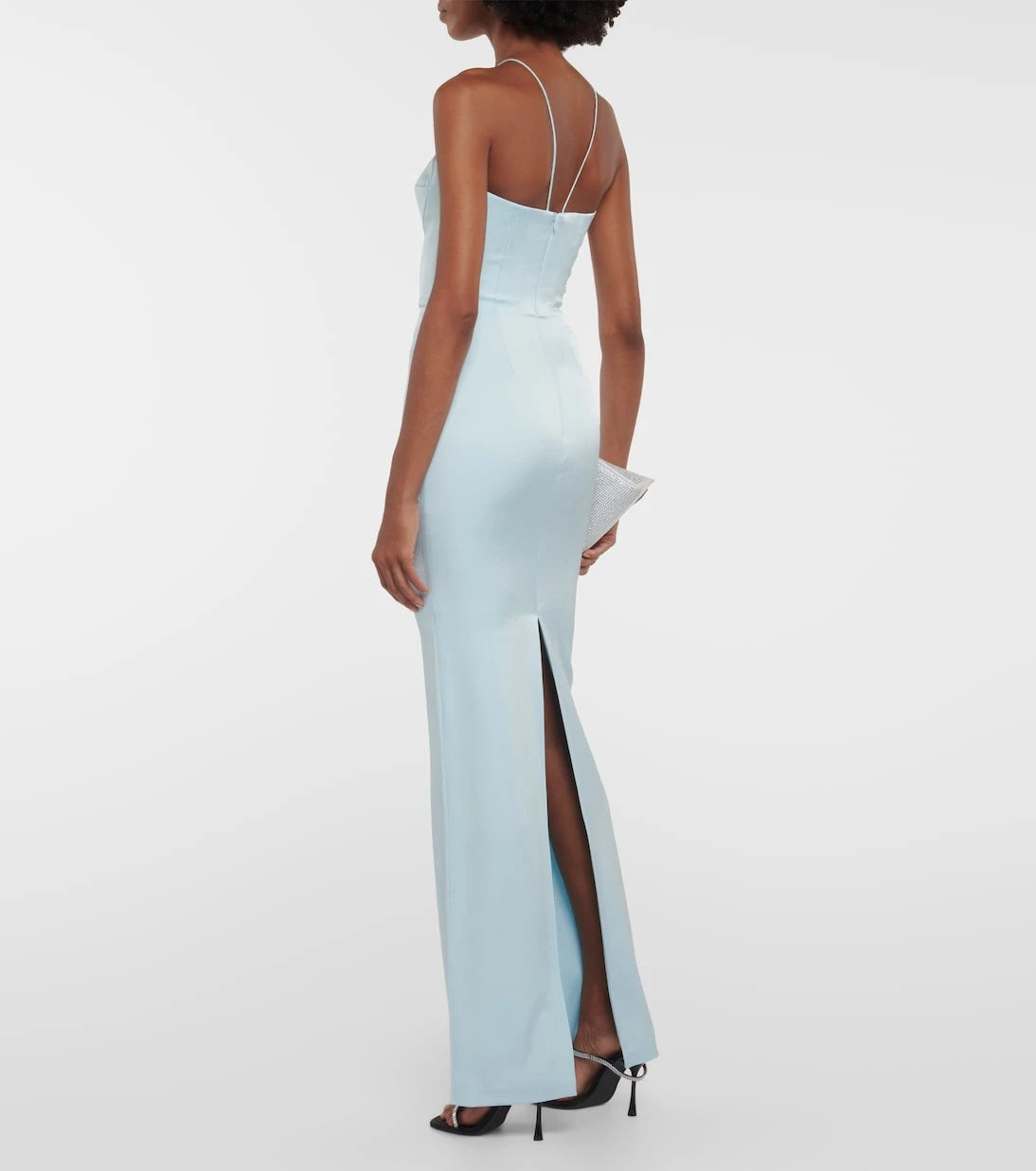 Alex Perry - Conley satin crêpe maxi dress