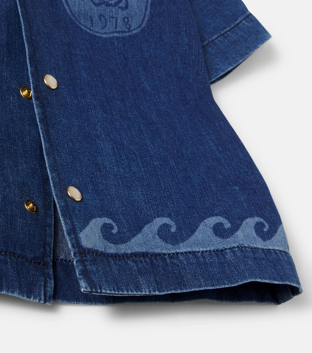Versace Kids - Medusa denim shirt