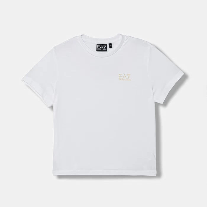 EA7 Emporio Armani тениска basic за деца с памук
