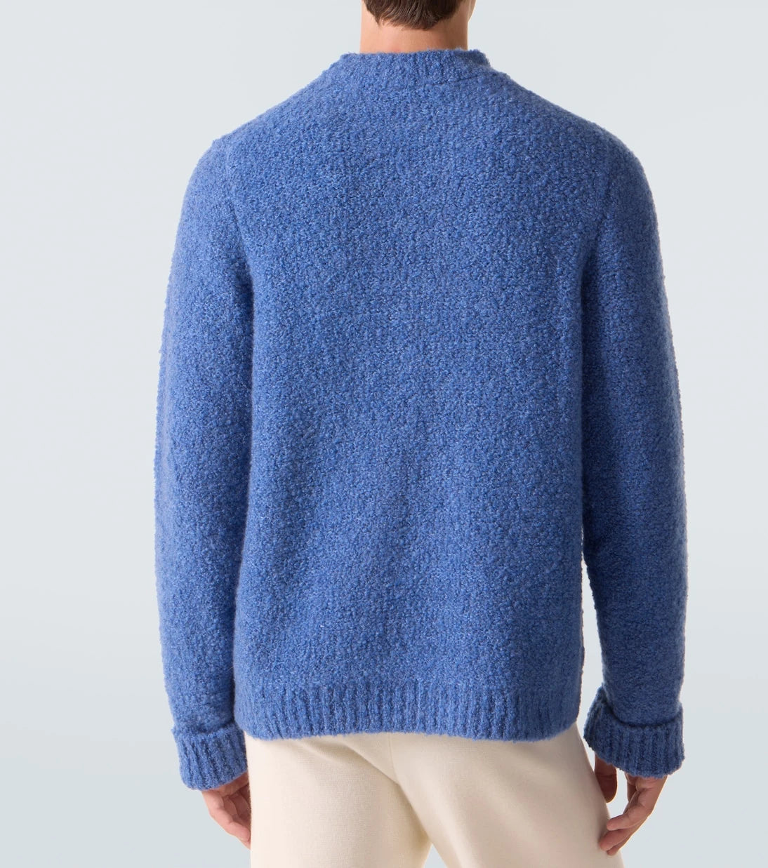 God's True Cashmere - Cloud cashmere sweater with lapis lazuli
