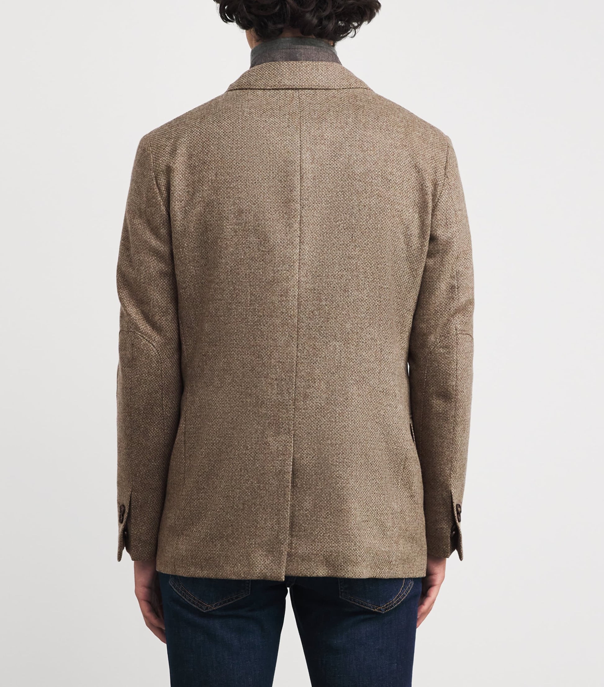 Corneliani Beige Wool-Cashmere Blazer