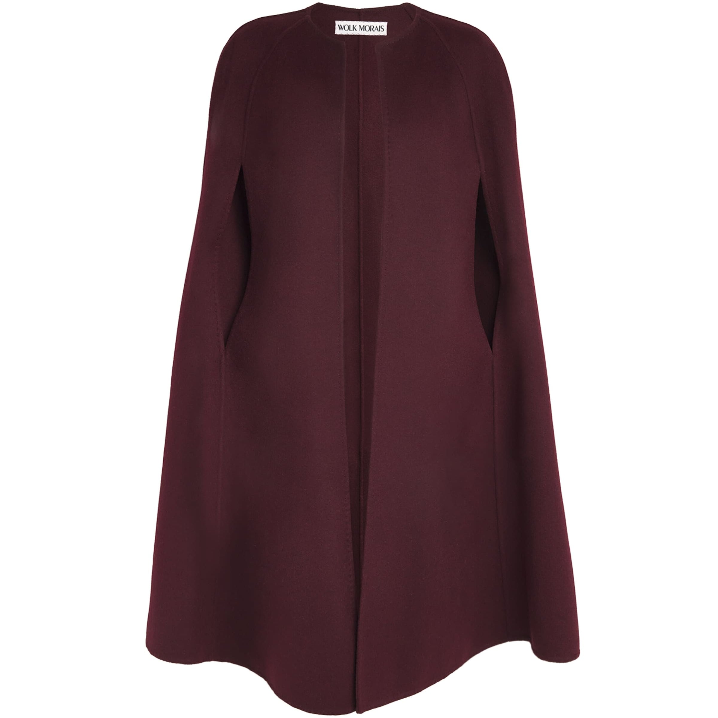 Burgundy Cashmere Monceau Cape