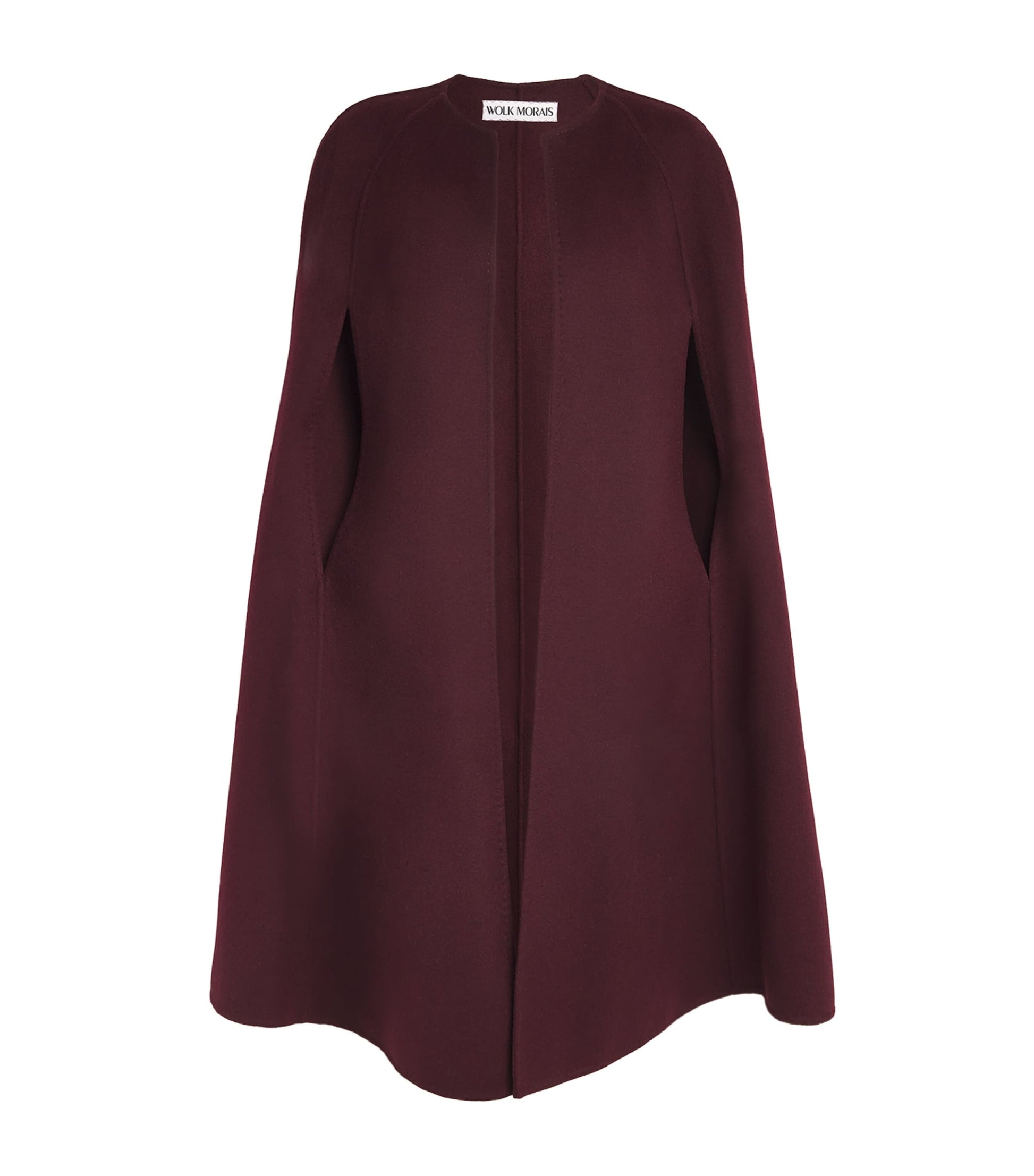Burgundy Cashmere Monceau Cape