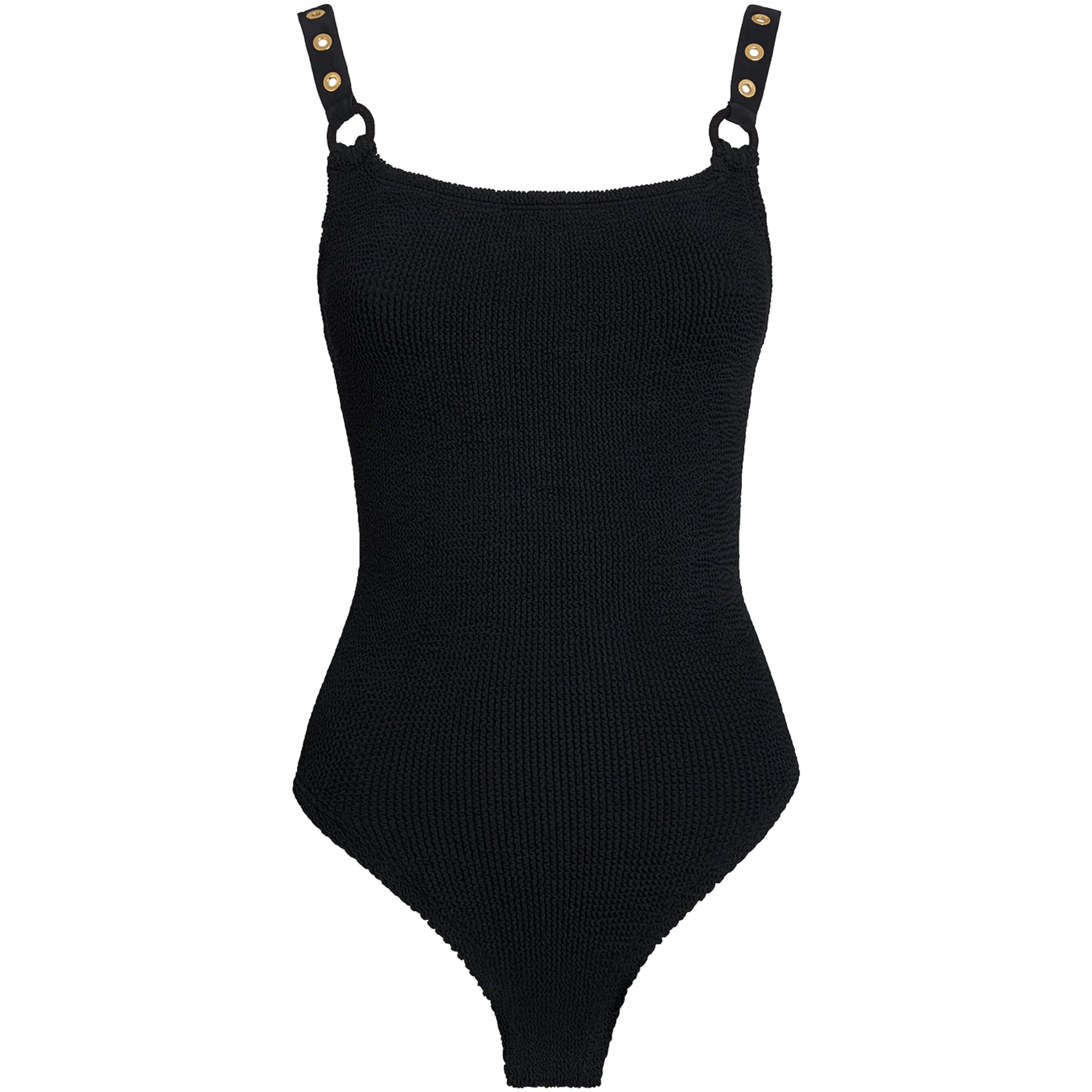 Eyelet Melody Swimsuit BLACK
