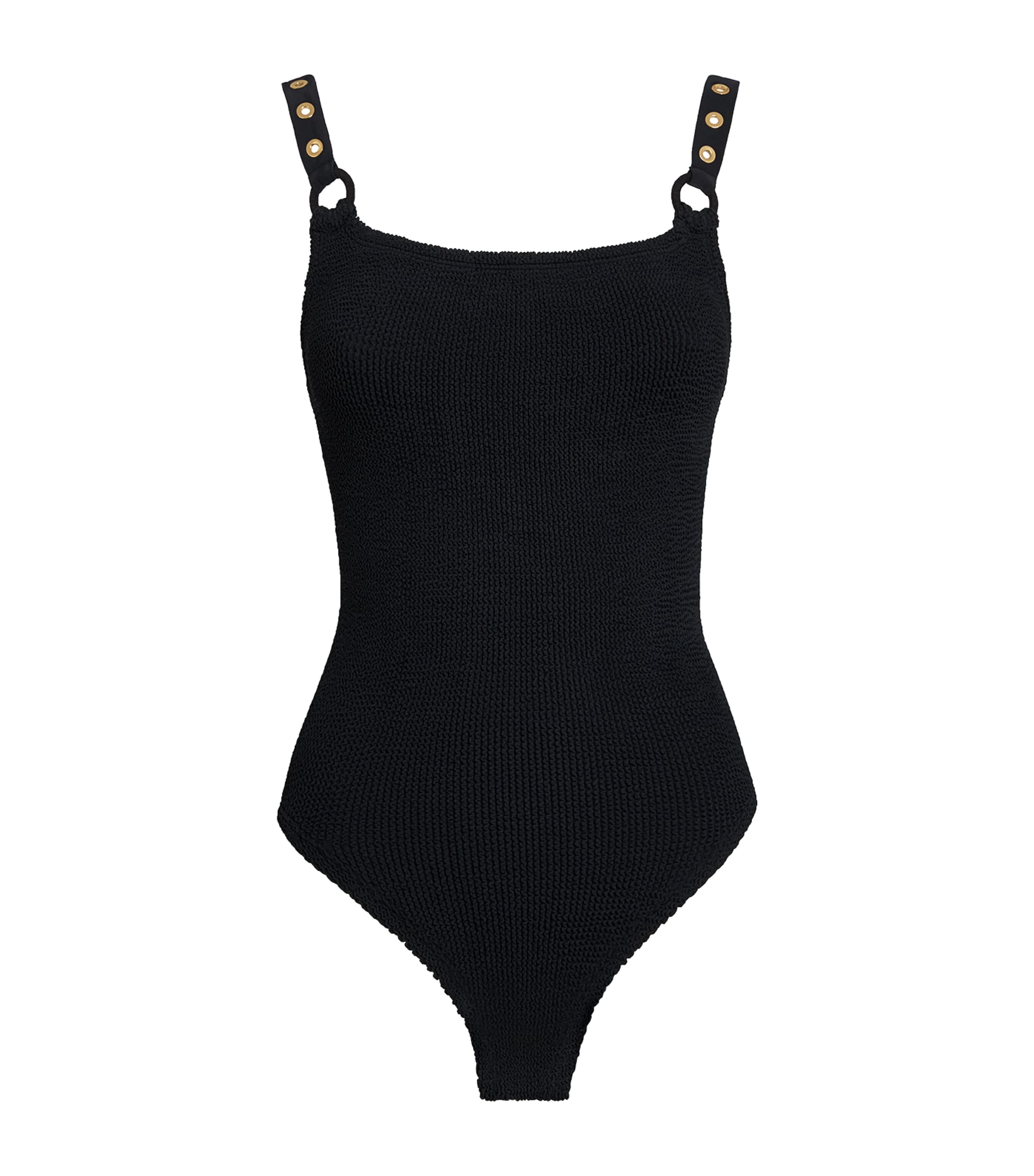 Eyelet Melody Swimsuit BLACK
