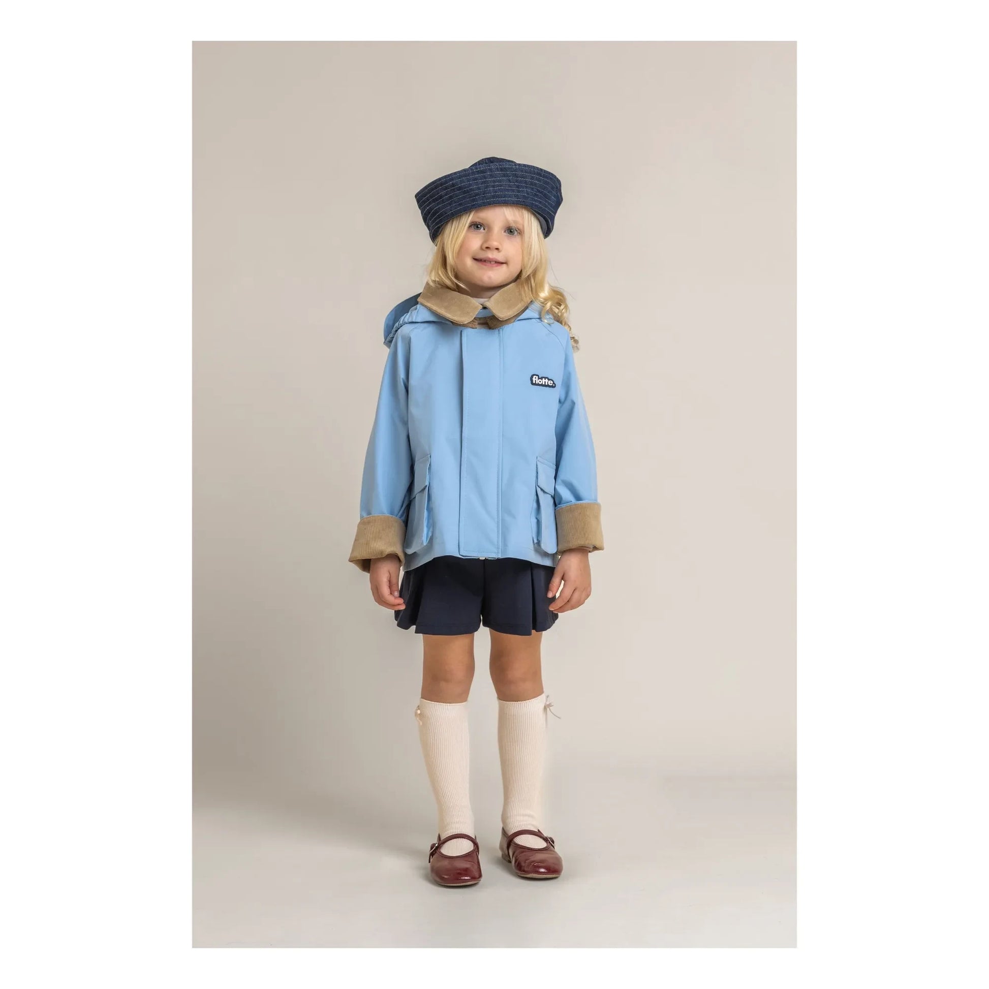 Flotte - Archivito Recycled Fiber Waterproof Jacket | Light blue