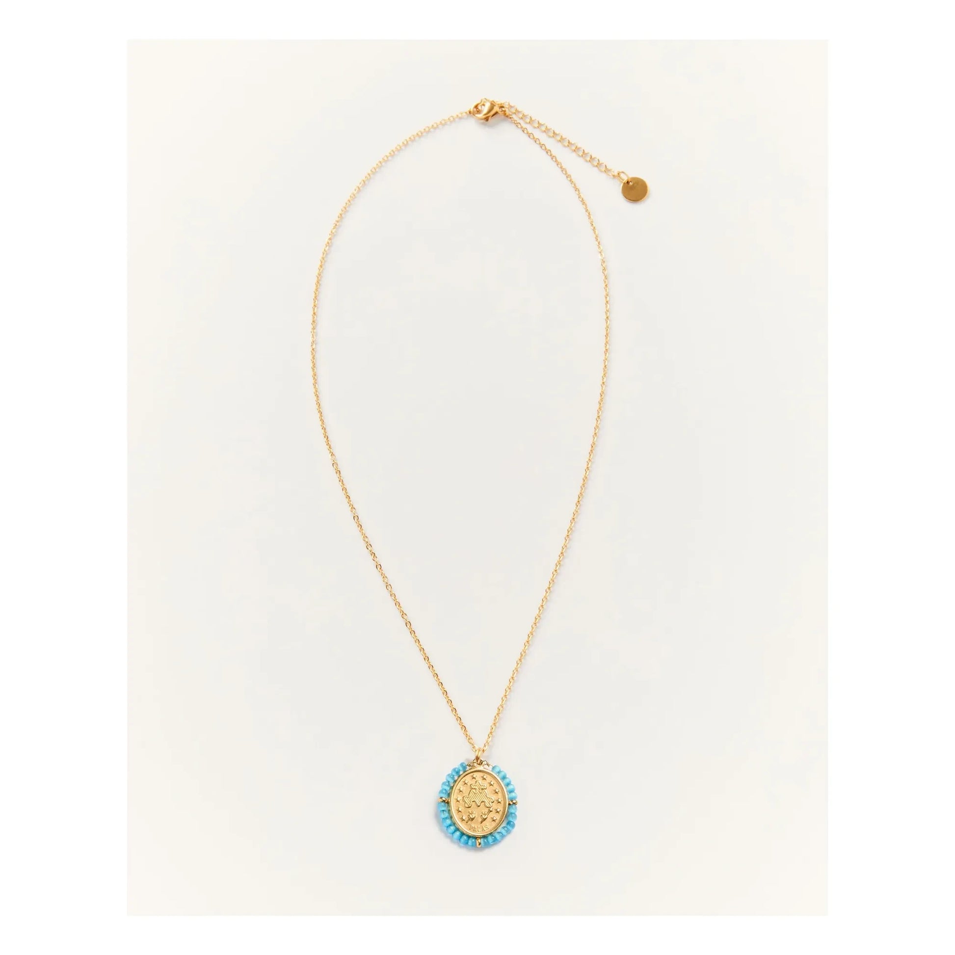 Palas - Santa Maria Précieuse necklace | Light Blue