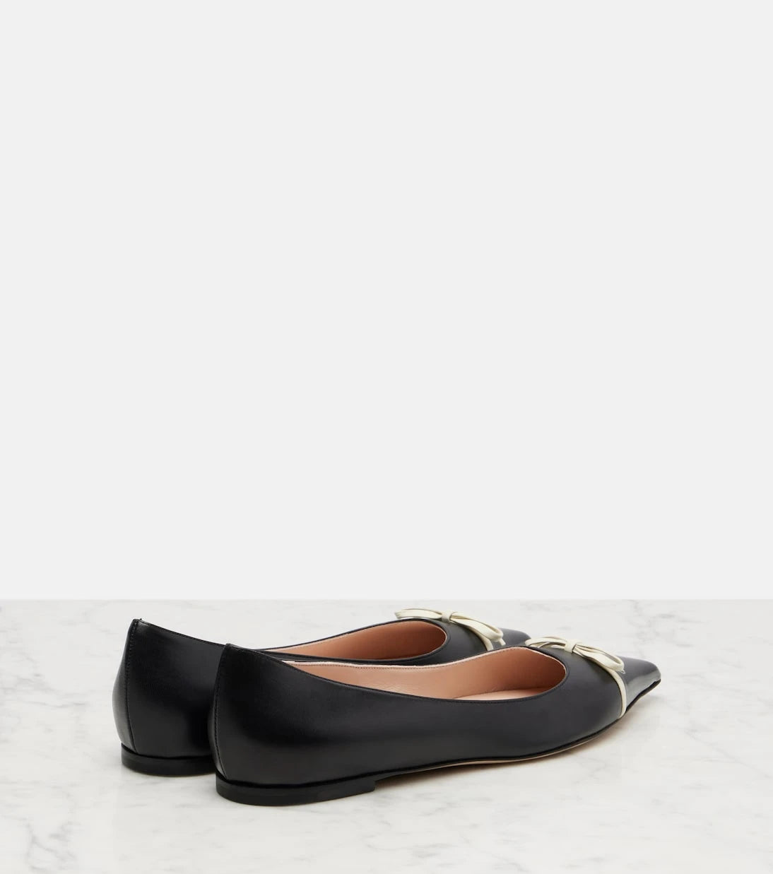 Valentino Garavani - Bepointy leather ballet flats