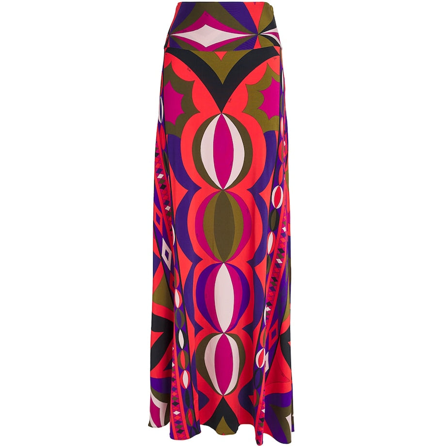 Multi Collane Maxi Skirt