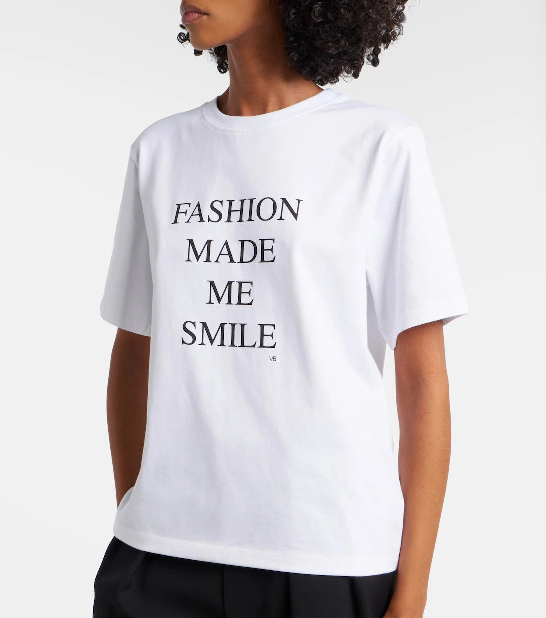 Victoria Beckham - Printed cotton jersey T-shirt