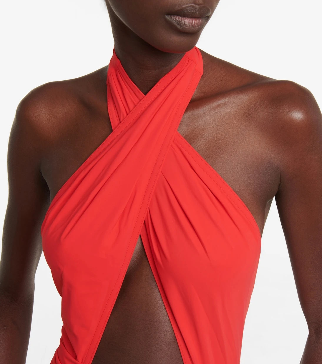 Karla Colletto - Cutout halterneck swimsuit