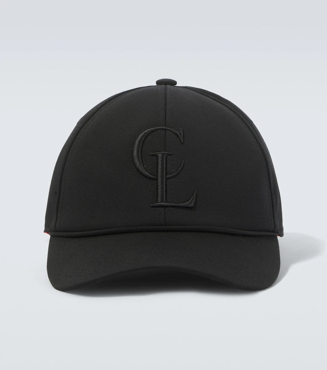 Christian Louboutin - Logo cotton canvas baseball cap
