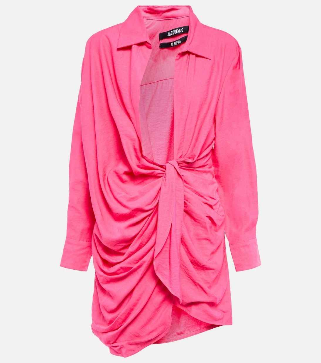 Jacquemus - La Robe Bahia tie-detail minidress