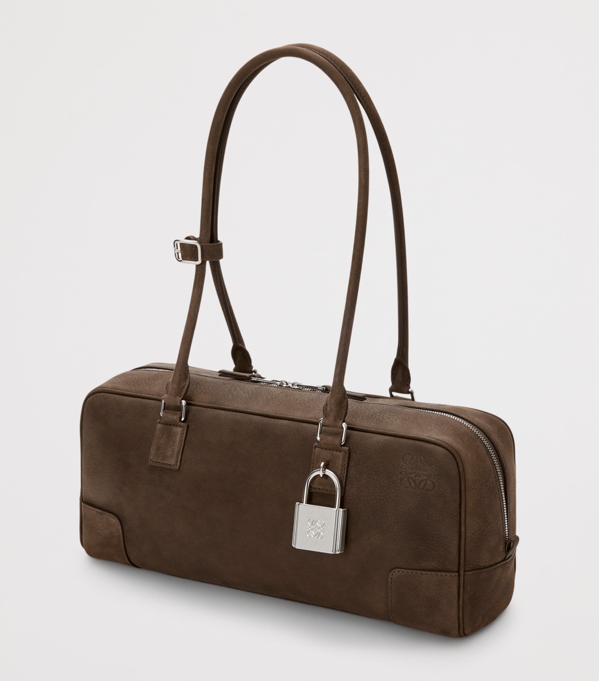 Suede Amazona 31 Top-Handle Bag TUNDRA