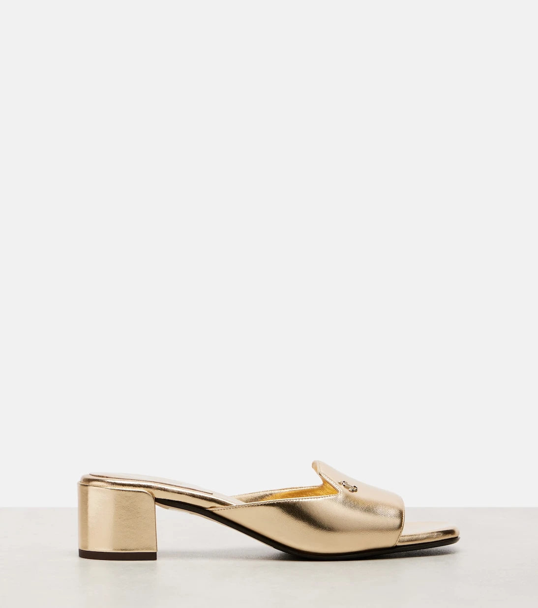 Jimmy Choo - Dina 45 metallic leather mules