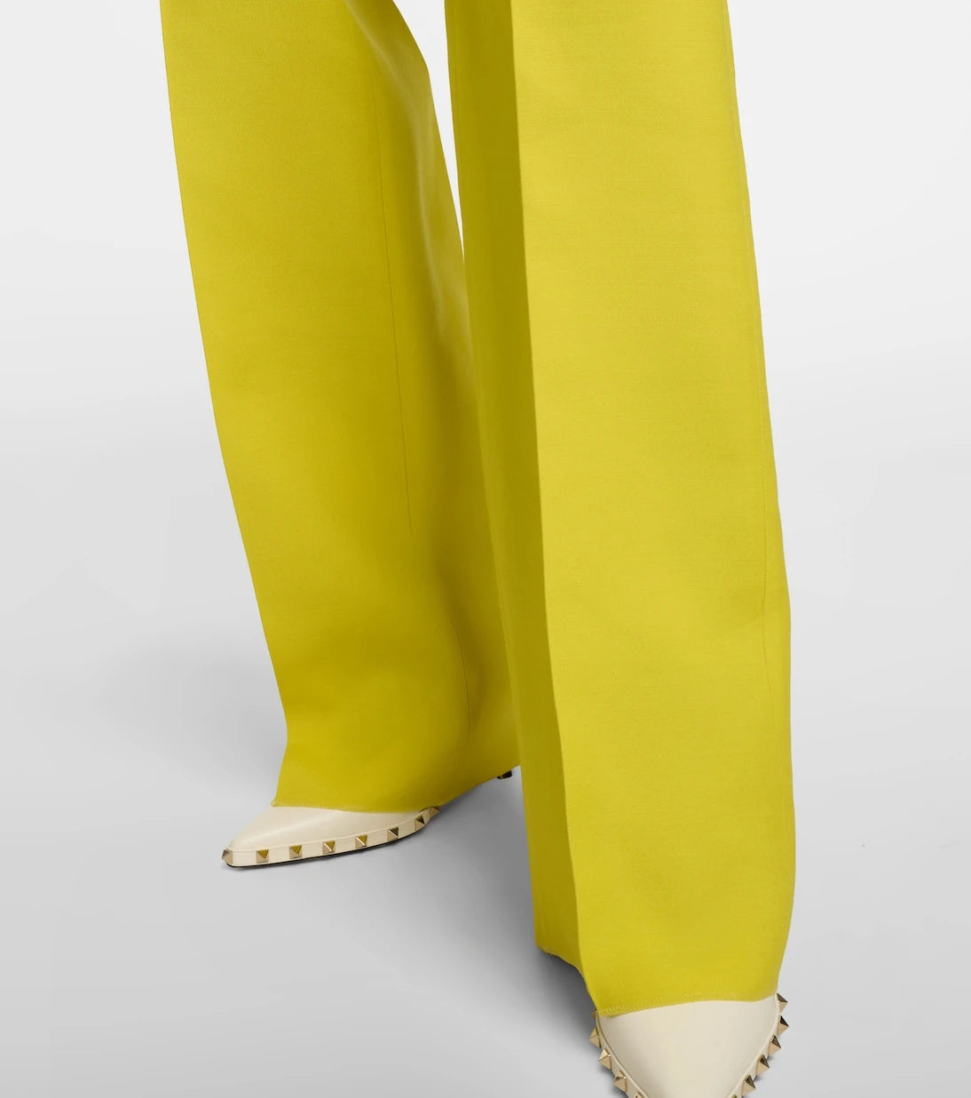 Valentino - Crêpe Couture high-rise straight pants