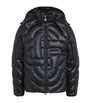 Casablanca Black Down Monogram Puffer Jacket