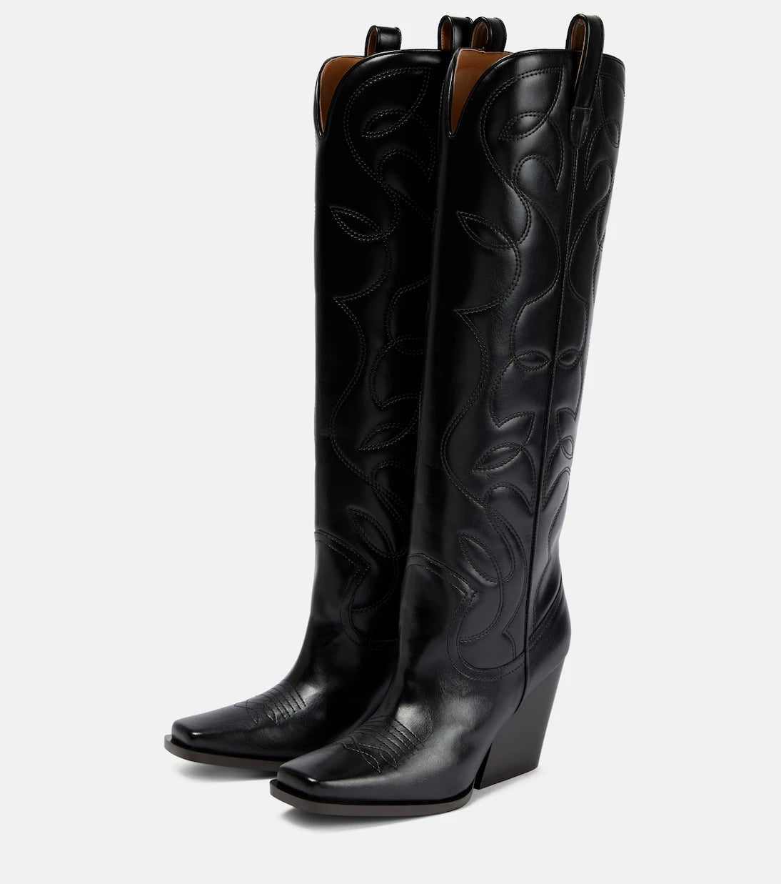 Stella McCartney - Embroidered knee-high boots