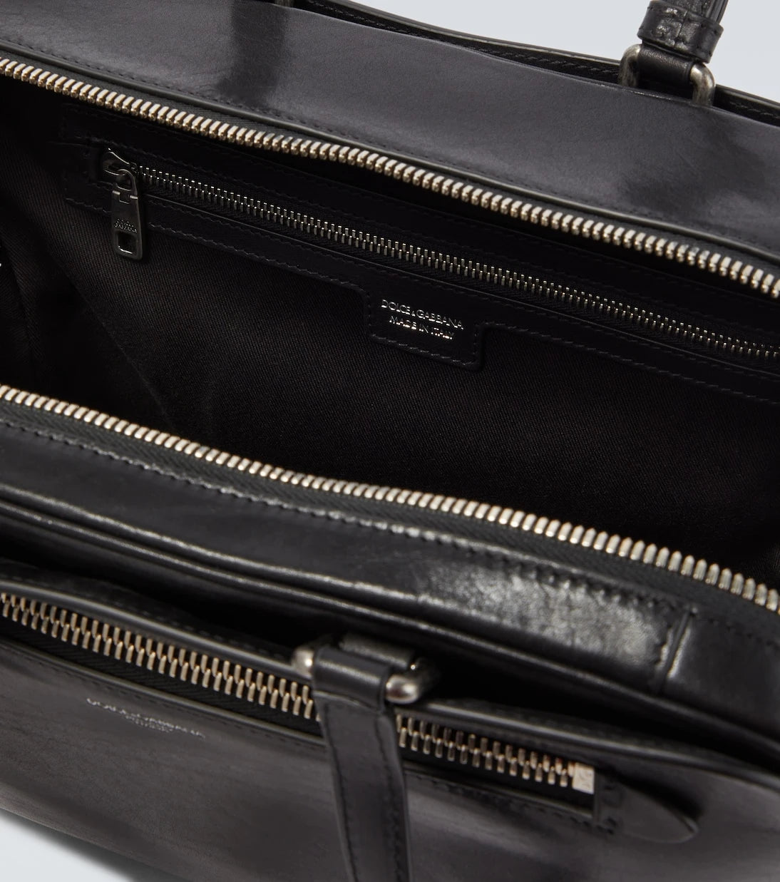 Dolce&Gabbana - Ellis leather briefcase