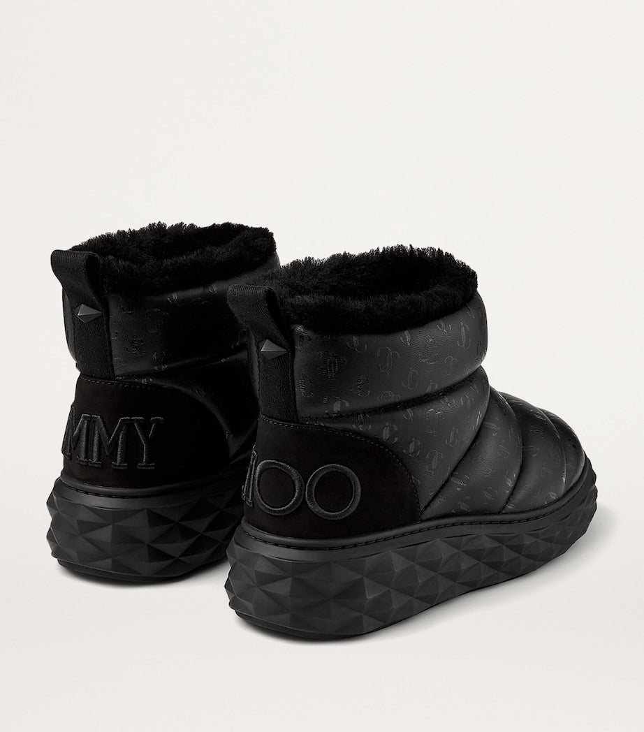 Jimmy Choo Black Xan Embellished Snow Boots