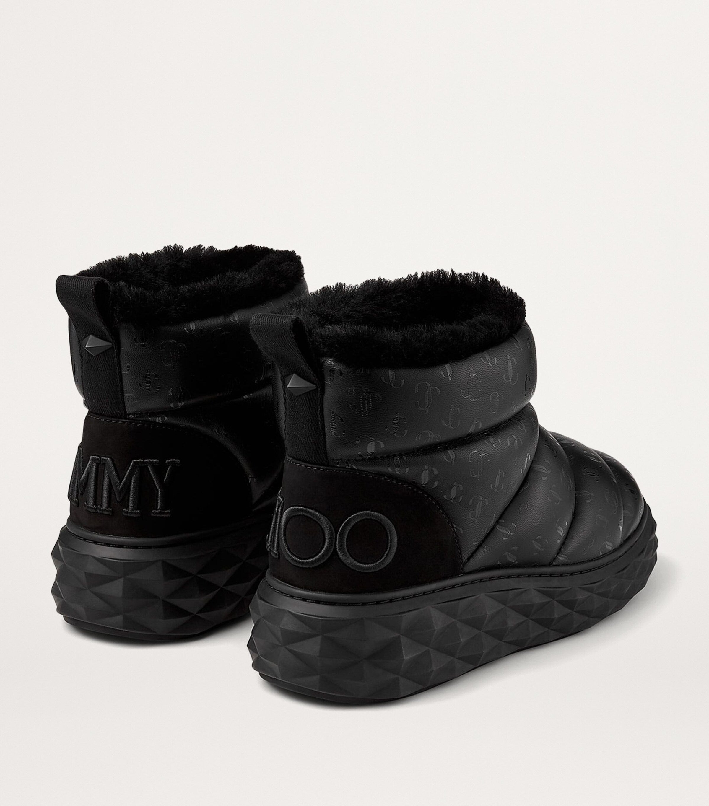 Black Xan Embellished Snow Boots
