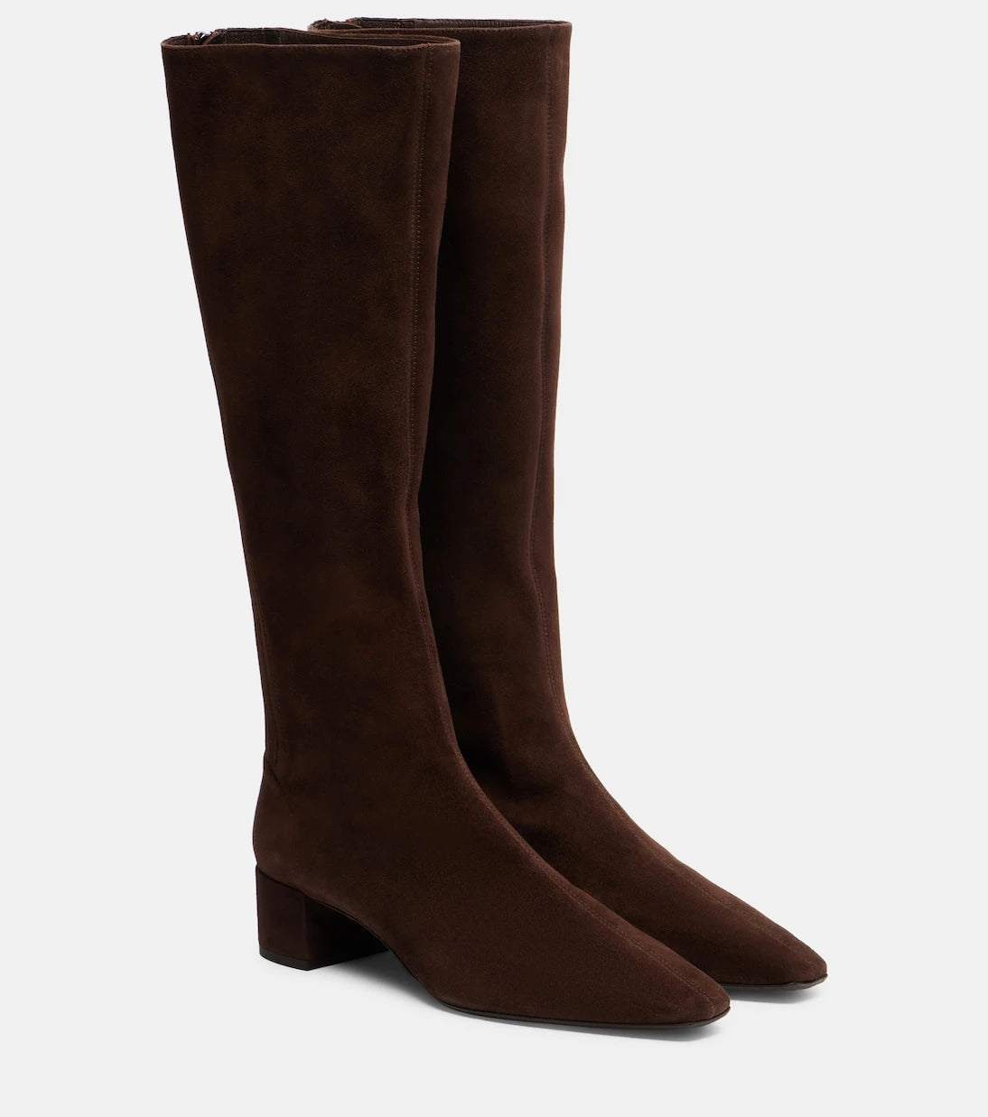 Aquazzura - Saint Honore 35 suede knee-high boots