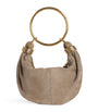 Chloé Grey Mini Suede Bracelet Hobo Bag