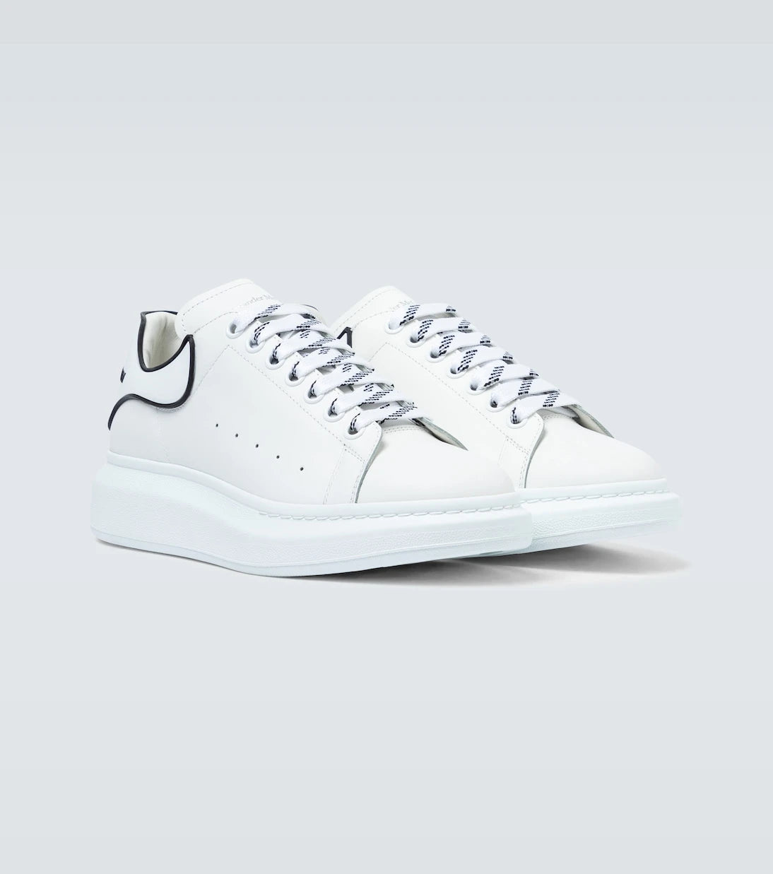 McQueen - Oversized leather sneakers