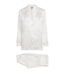 Silk Girls Love Pearls Pyjama Set IVORY