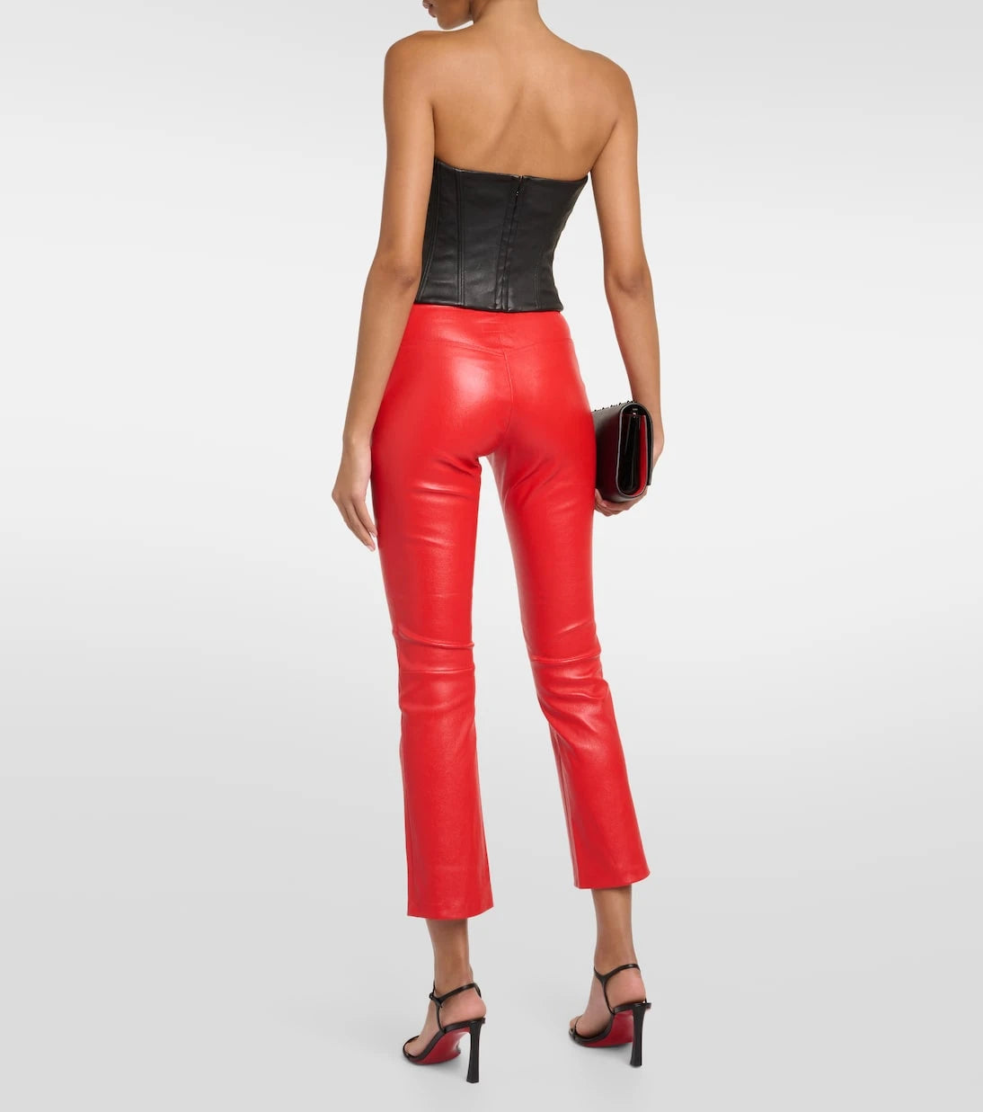 Stouls - Leather cropped pants