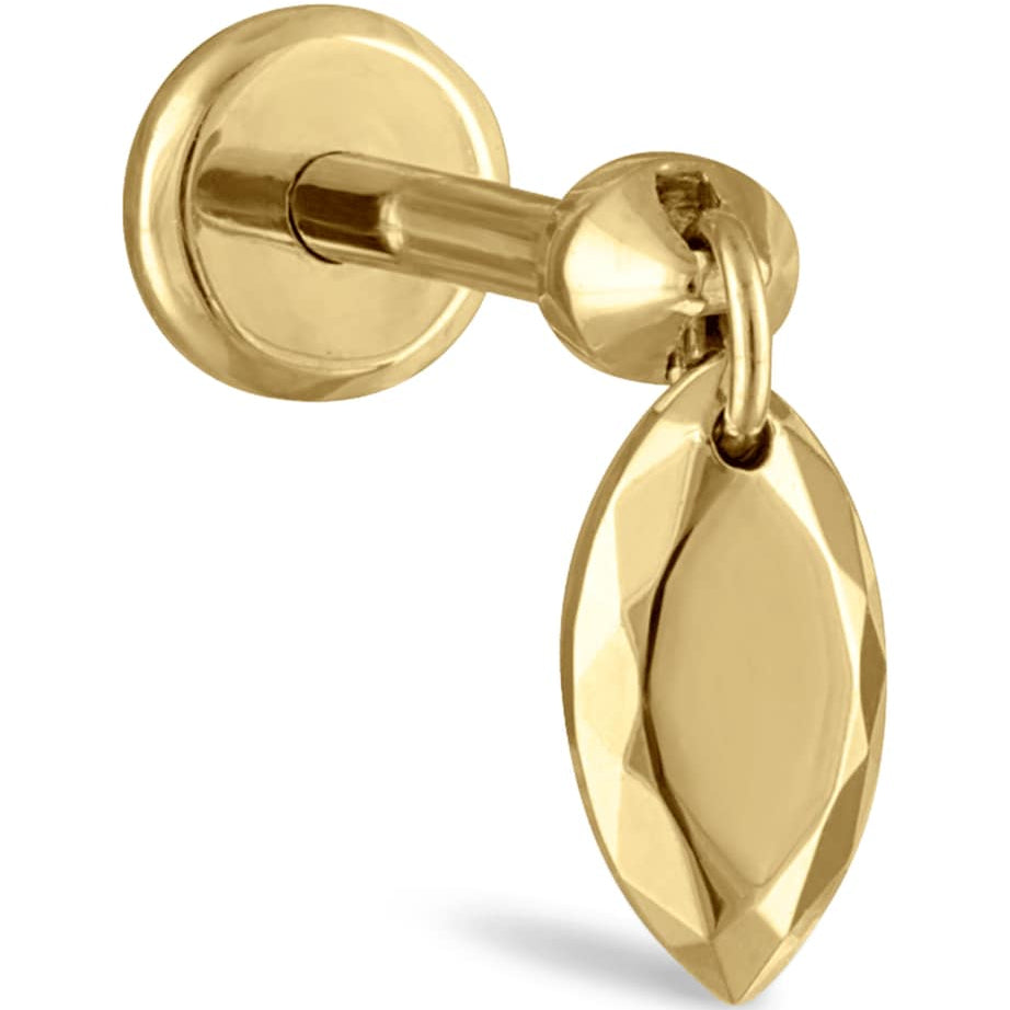 Maria Tash Faceted Marquise Threaded Charm Single Earring (5.5mm)