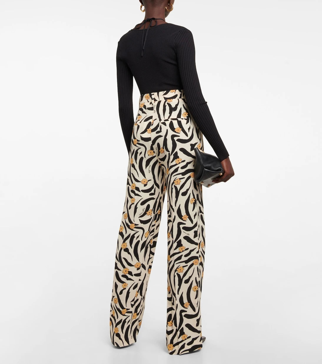 Nanushka - Lanai floral high-rise straight pants
