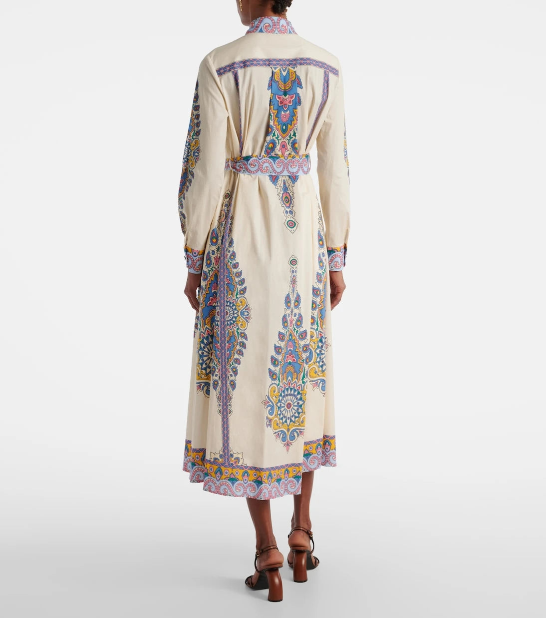 Etro - Printed cotton-blend shirt dress