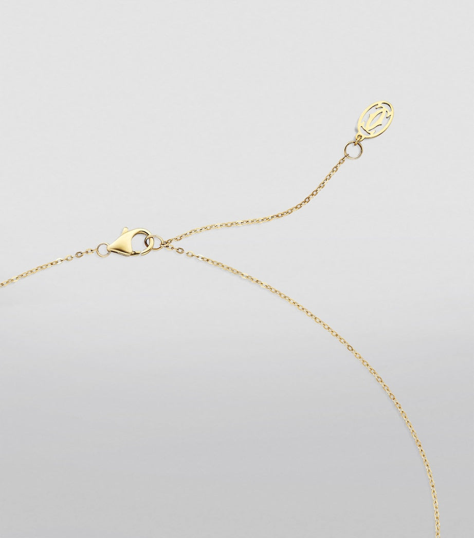 Mixed Gold and Diamond Trinity Necklace (40-44cm)